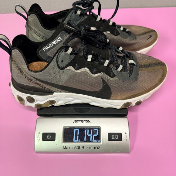Techwear Nike React Element 87 Anthracite AQ1090001 M Sz6 W Sz7.5 Translucent - Picture 9 of 9